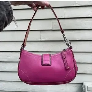 Coach Baguette Hampton Semi Demi Purple Coach Baguette Hampton
